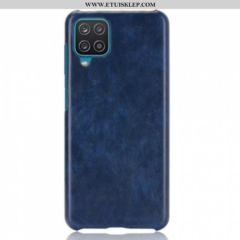 Etui do Samsung Galaxy M12 / A12 Efekt Skóry Liczi